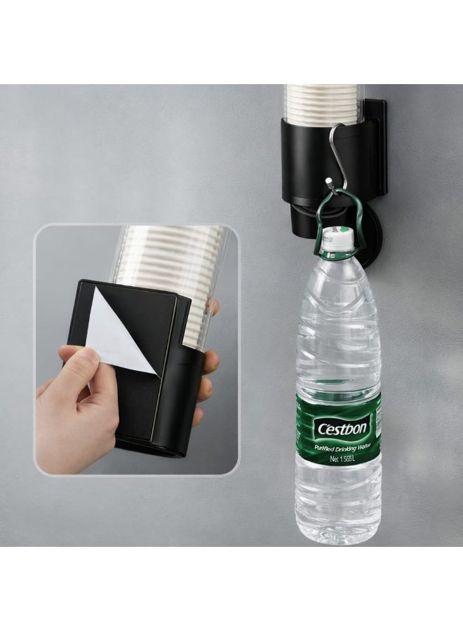Large Magnetic Single Cup Holder with Strong Magnet, Double Tape & Screws – Secure Mount for Water Coolers & Offices - Image 3